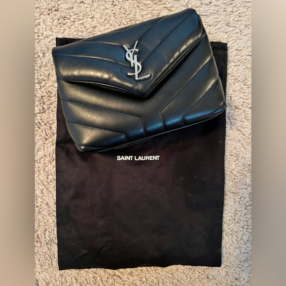 LOULOU TOY STRAP BAG IN QUILTED "Y" LEATHER - Picture 2 of 11